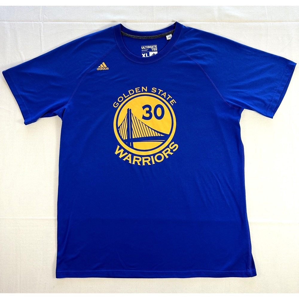 Golden State Warriors Adidas Ultimate Climalite Stephen Curry 30 Size XL Blue